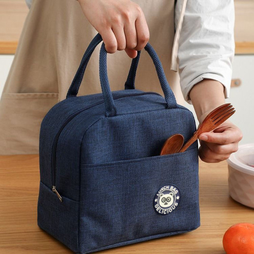 Thickened Aluminum Foil Lunch Bag Office Worker Meal Box Insulated Bag Portable Bag Insulated Bag for Bringing Lunch Students Large Capacity Wholesale