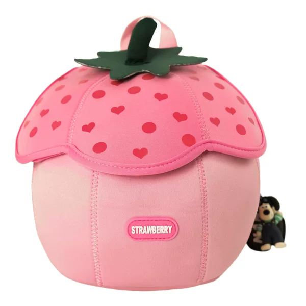 Kindergarten Fruit-Shaped School Bag Cartoon Strawberry Children's Cute and Playful Small Bag Girls' Backpack