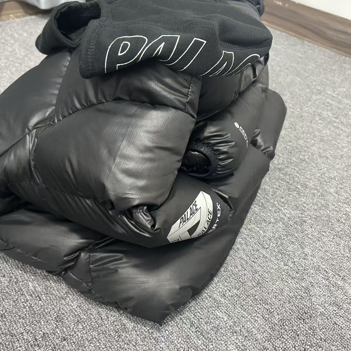 (2개) 겨울 PALAC 코튼 패딩 재킷 캐주얼 스포츠 방수면 패딩 재킷 후드 방풍 따뜻한 코트 남성 재킷 트렌디 한 브랜드
