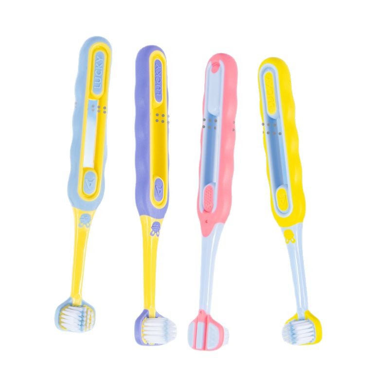 Cepillo de Dientes de Tres Lados para Niños de 3 a 12 Años, Cerdas Suaves y Limpieza Interdental image 5