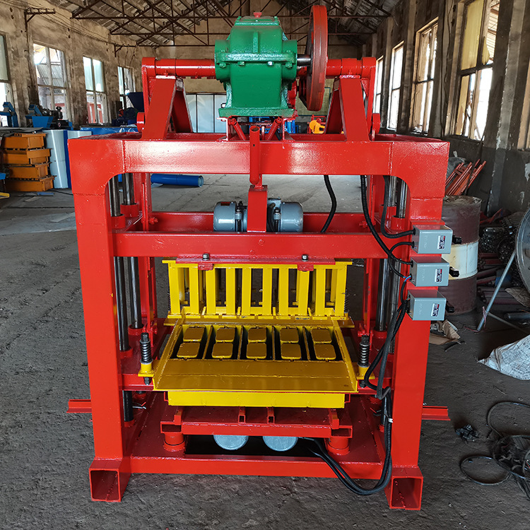 工厂供应混凝土免烧砖机固定式空心水泥砌块成型机制砖机免烧砖机