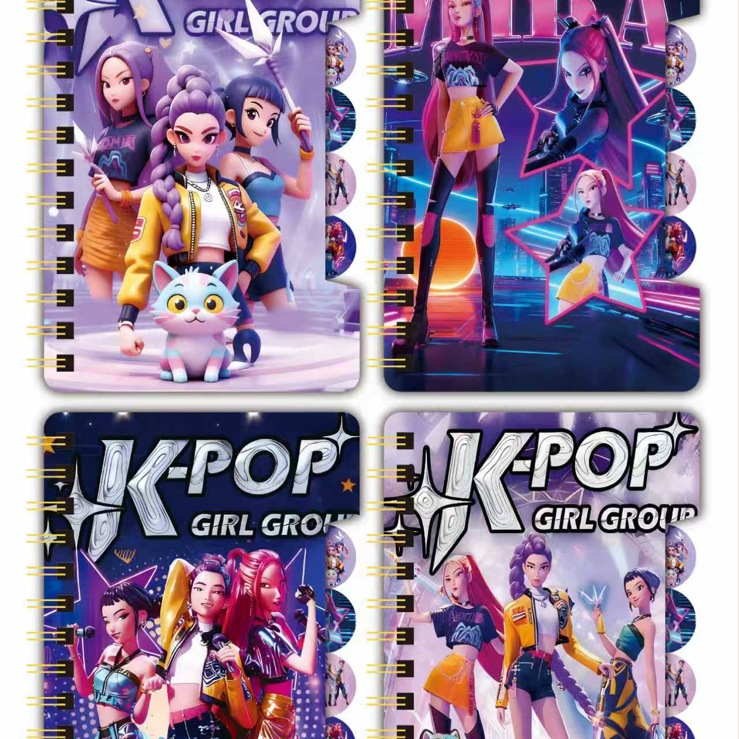 Cuaderno de Espiral Portátil 48K 30 Páginas para Estudiantes