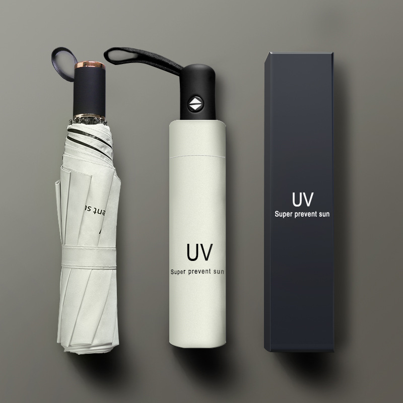 全自動傘 UV 傘 70% off 傘ビニール日焼け止め UV 日傘カスタム広告傘プリントロゴ折りたたみ傘|undefined