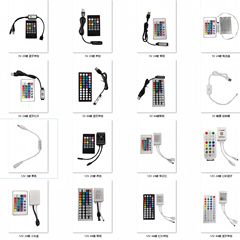 LED ライトストリップ rgb コントローラ RF24 キー Bluetooth APP ポーラーライト USB44 キータッチ調光ハンドスキャン音楽サウンド
