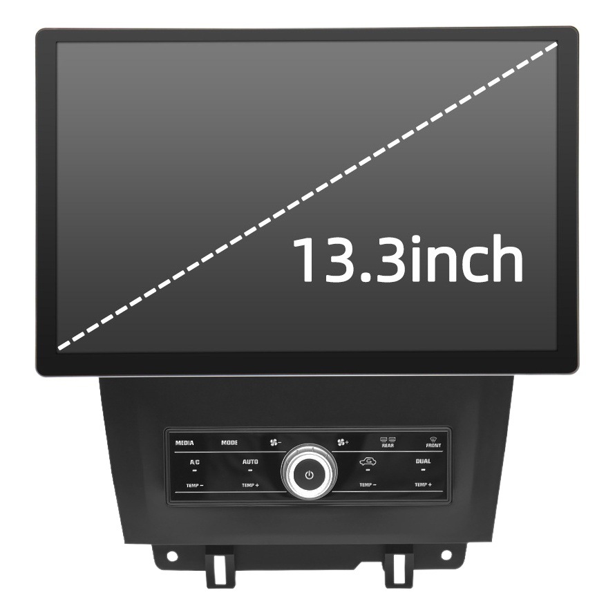 Aplicable a 13.3-pulgadas FORD caballo salvaje 10-14 FORD Mustang CarPlay coche Android navegación