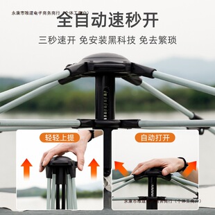 Vinyl Beach Rainproof Camping Style Equipment Foldableing Fully Automatic Tent Portable Outdoor Overnight Park Mountaineering Free Shipping