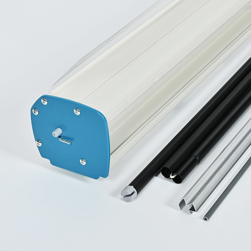 Acero plástico reforzado 80x200 estante de exposición de aleación de aluminio estante de cartel móvil estante de exposición al aire libre publicidad portátil