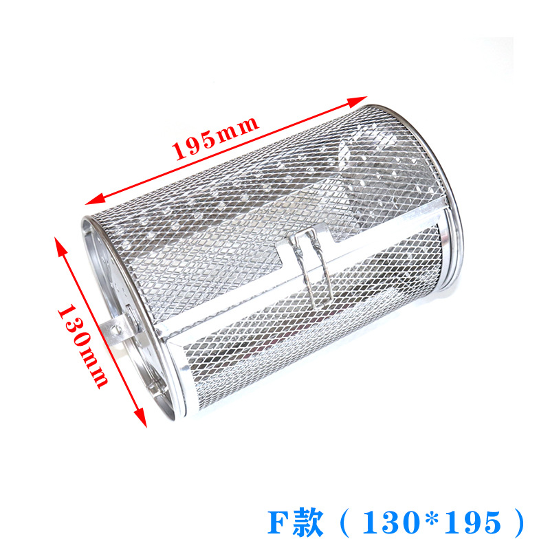 Horno eléctrico con rodillo giratorio de acero inoxidable, ideal para hornear maní, nueces y semillas