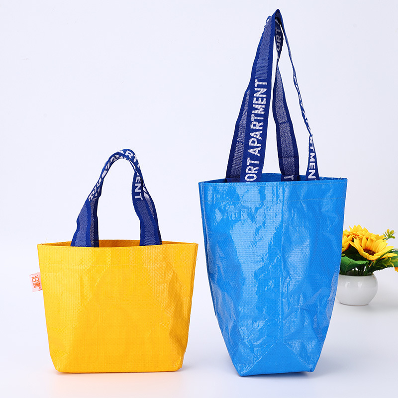 pp hand-held woven bag custom film-coated boat type IKEA advertising conspicuous bag bag eco-friendly gift shopping woven bag pp hand-held woven bag custom film-coated boat type IKEA advertising conspicuous bag bag eco-friendly gift shopping woven bag