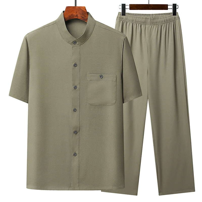 Summer set for elderly, Chinese style, for middle age