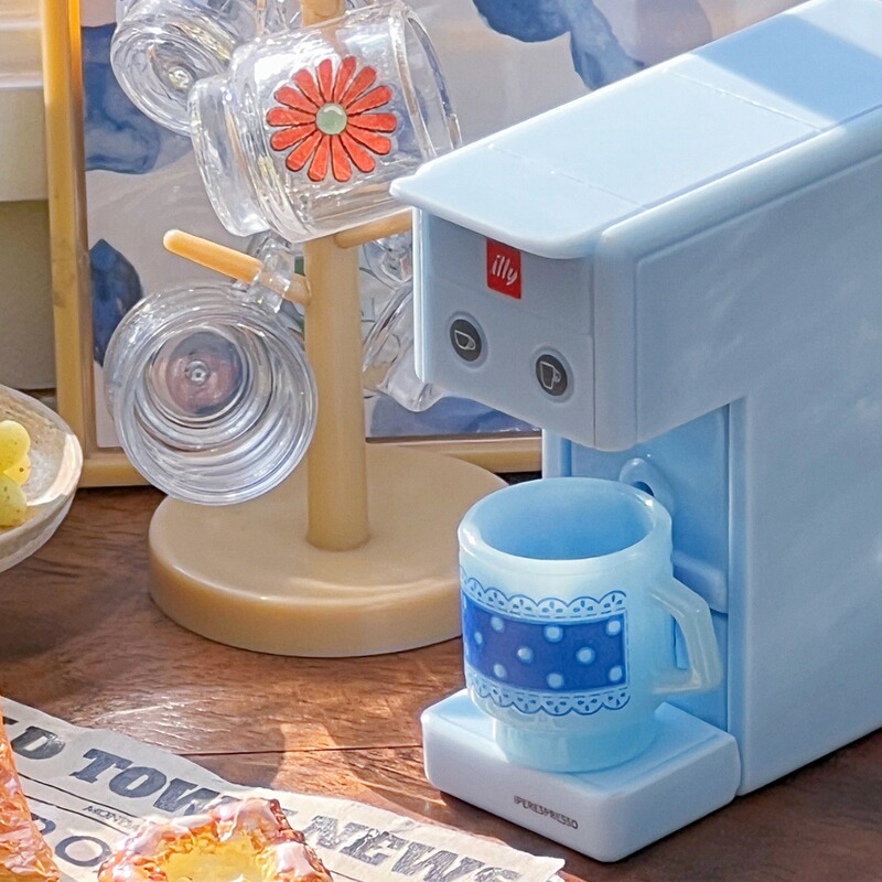 Toy] capsule coffee machine kitchen/small household appliances 6 points baby house decoration miniature model simulation