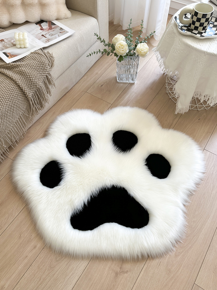 Cartoon Anime Cat Claw Carpet Girls Bedroom Bedside Floor Mat Internet Celebrity Decoration Cute Photo Plush Decorative Blanket
