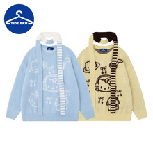 TIDEEKU��ͨӡ��ë���ɈA�I���^��㼑з���ëŮʿ������ů�ȴ�