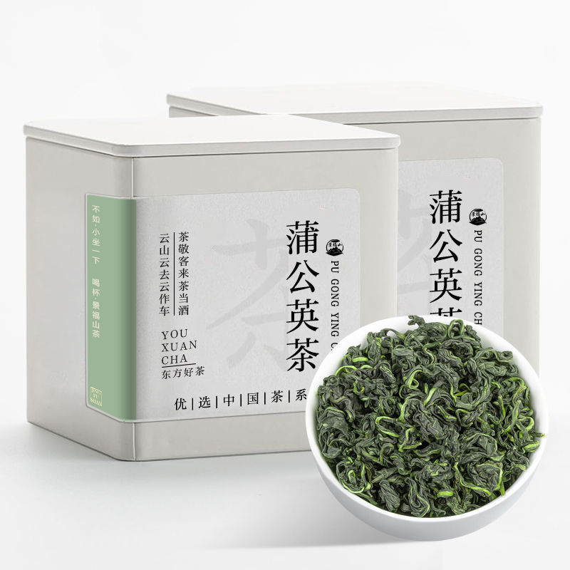 景福山 蒲公英茶 蒲公英根叶婆婆丁茶泡水喝养生花草茶叶罐装