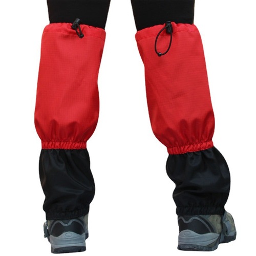 Outdoor Sports Climbing Snow Boots Long Tube Waterproof Warm Thickening 210 Anti-tear Checkered Cloth Velcro Design 
