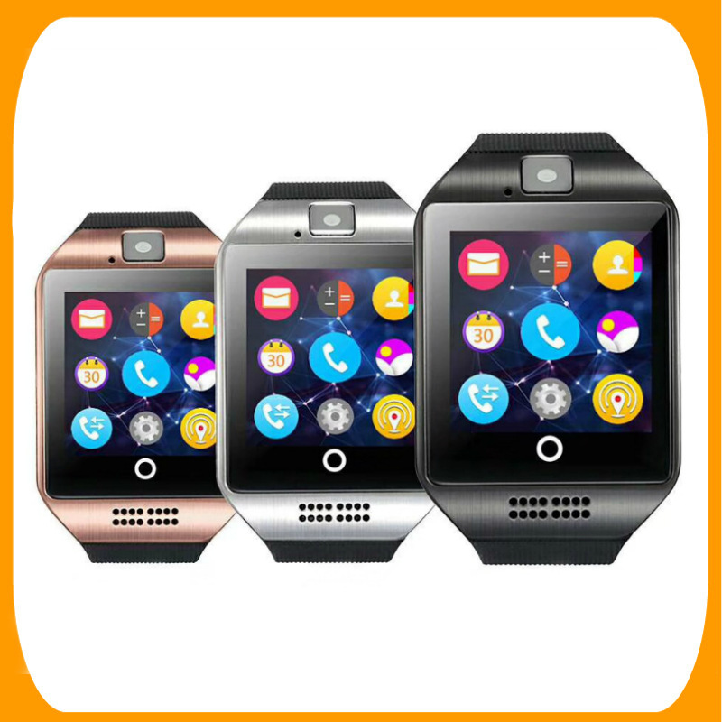 Q18 Smart Phone Watch Sim Card Photo Card Bluetooth Large Screen Curved Screen Touch Multi-Country Export Gift Watch