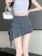 [Cross-border Wholesale] Ruffled Skirt Women's Southeast Asian New High Waist Slimming Irregular A- line Short Skirt