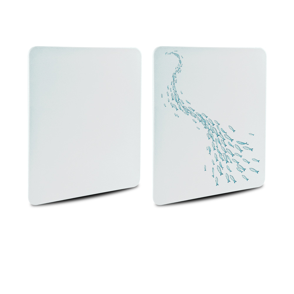 Tablero de verduras antibacteriano a prueba de moho para el hogar patrón de transferencia térmica de cocina tablero de corte de verduras de plástico frutas tablero de corte PBT tablero