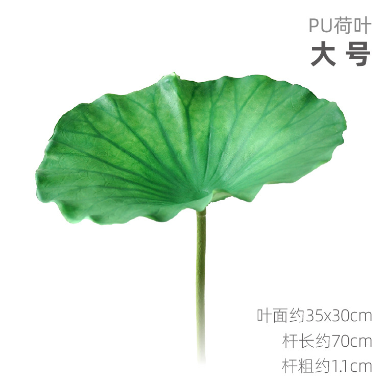 PU hoja de loto grande