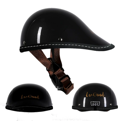 Motorcycle Helmet Beret Breathable Lightweight – Motosiklet kaskı (dəbilqə) - beret-bright-black-m
