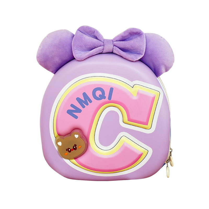 Jardín de infantes bolsas escolares dulces y lindas mochilas de arco para niños y niñas 2025 nueva bolsa de huevo para niños