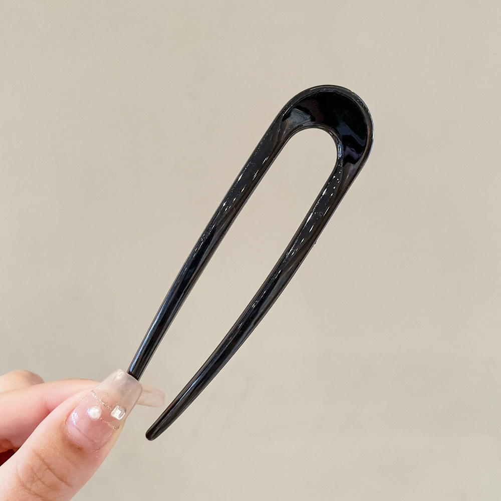 Horquilla en forma de U de alta calidad para mujer, horquilla para el cabello de todo fósforo diaria, horquilla para el cabello de la moda coreana, tocado, accesorios para el cabello con peine