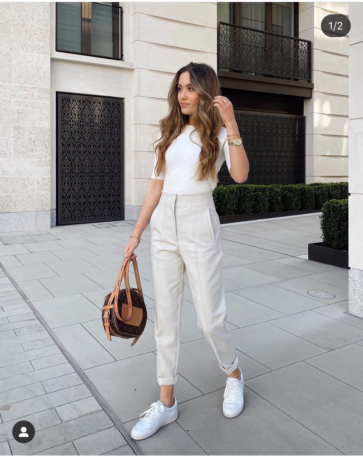 Damen High-waist Stoffhose Für Einen Eleganten Casual-look_voghion.com