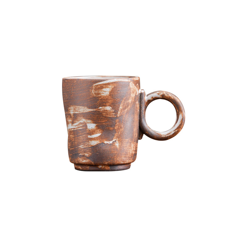 Espresso Latte Art, Afternoon Tea Top Quality Cup, Ceramic Japanese-Style Rustic Vintage Mug, Custom Logo_voghion.com