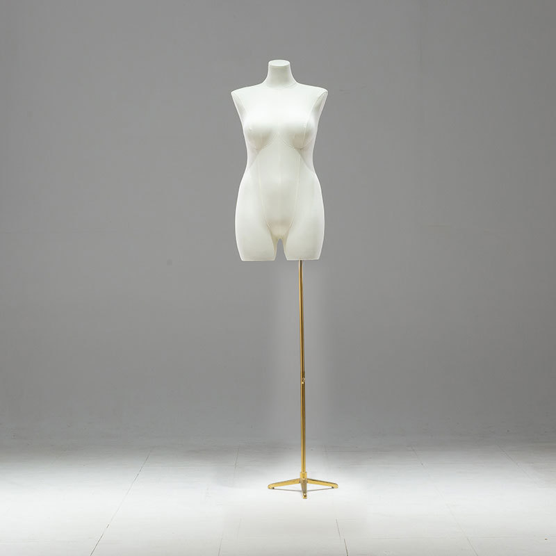 Maniquí Femenino de Talla Grande de Busto de Madera para Escaparate