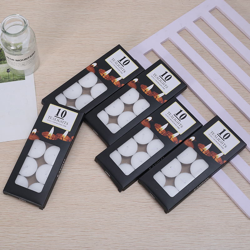 Nueva vela cilíndrica prensada vela de té festivales romántica vela de agua flotante escena de fiesta de cumpleaños suministros