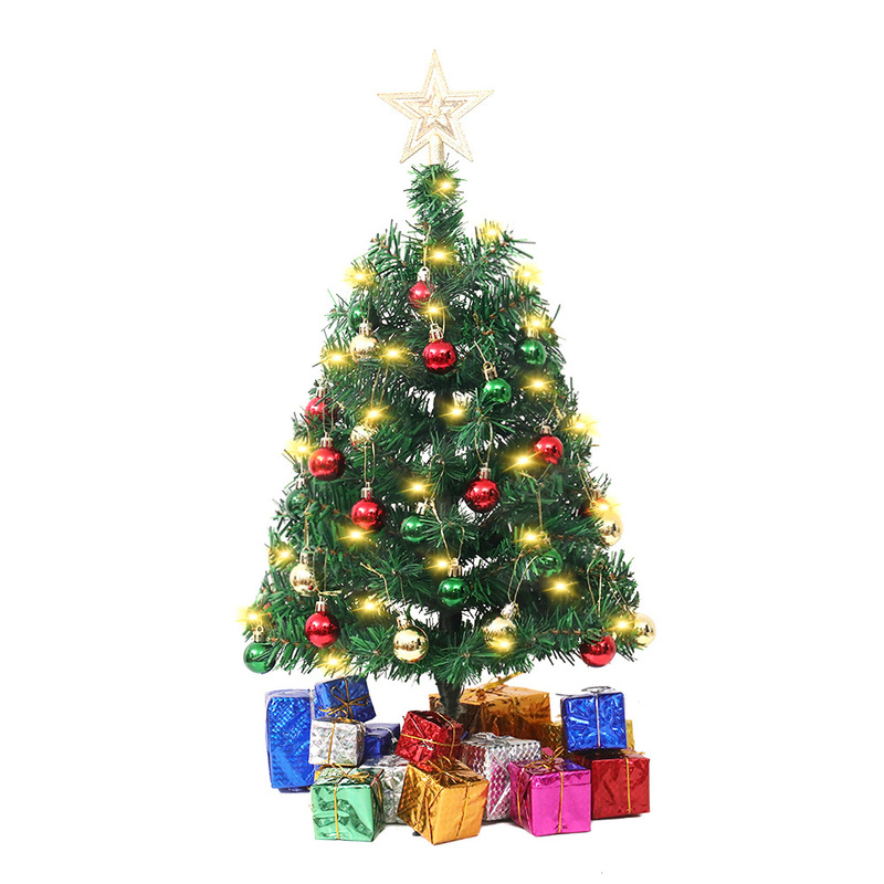 Foreign trade cross-border mini Christmas tree desktop package 45cm/60cm office decoration Christmas decorative tree