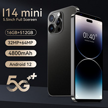 新品跨境手机I14 mini灵动岛低价5.5寸安卓智能手机厂家现货代发