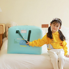 幼稚園の布団の収納袋を厚くして、オックスフォードの布を整理します。