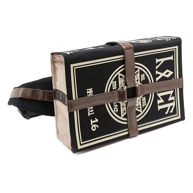 Anime mochila periférica herejía prueba fuego libro mágico bolsa de mensajero FFF grupo apoyos bolsa COS estudiante mochila