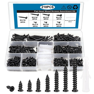 210PCS M3.5Сľ��ᔽM���׼���ʮ����ƽ�^�Թ���ᔣ���ɫ����