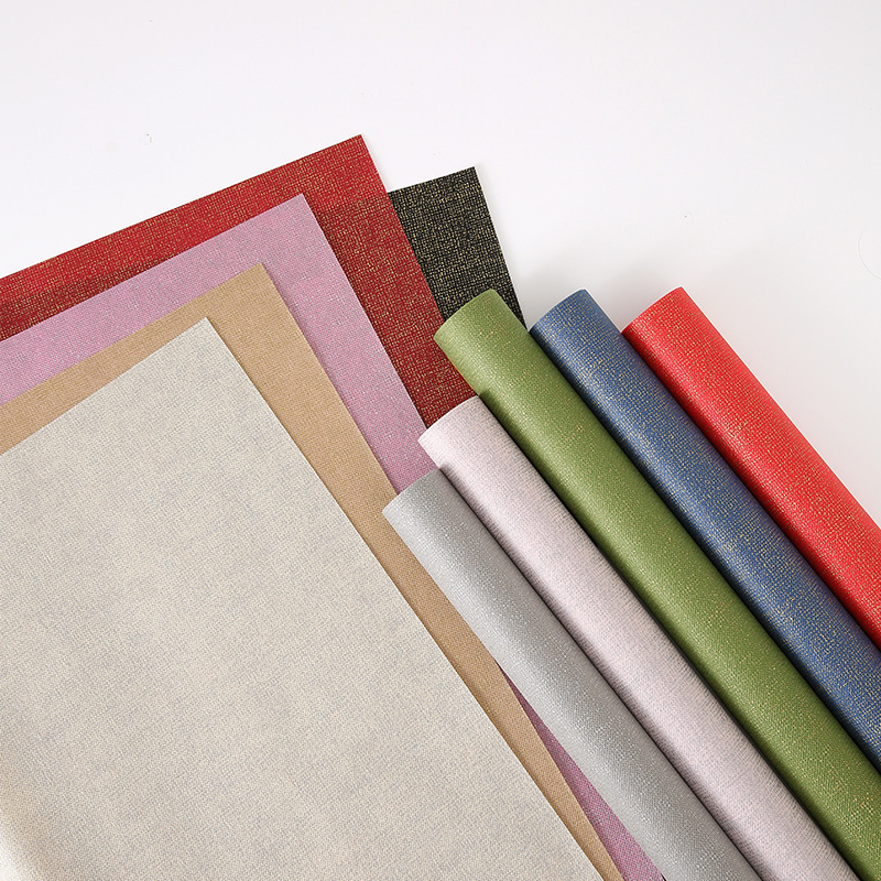 厂家批发情人节金粉世家包花纸纯色亮金粉点鲜花花束包装纸DIY