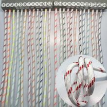 4mm白色涤纶跳点彩色圆绳运动卫衣裤腰绳强绳户外露营捆绑编织