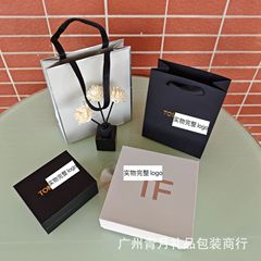 专柜T香水口红礼盒方管套装化妆品香水盒手袋购物袋厂家批发