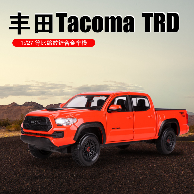 Maisto 1/27 car model toy 2023 Toyota Tacoma Tacoma TRD Pro Car Model Collection
