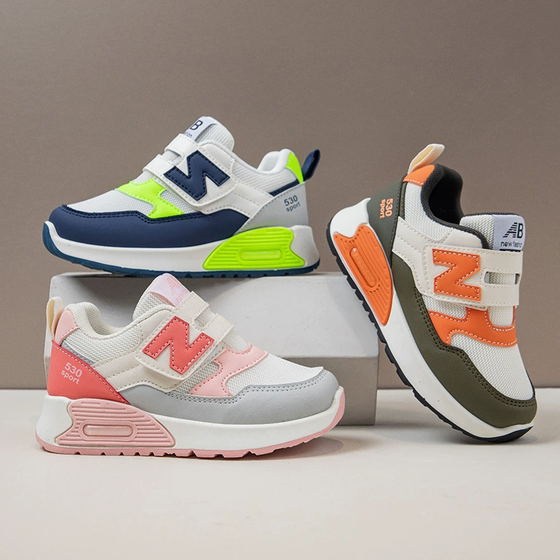 Детская спортивная обувь, новинка 2025 года, весна и осень, удобная и универсальная модная повседневная обувь для детей среднего и большого размера, студенческая обувь для девочек