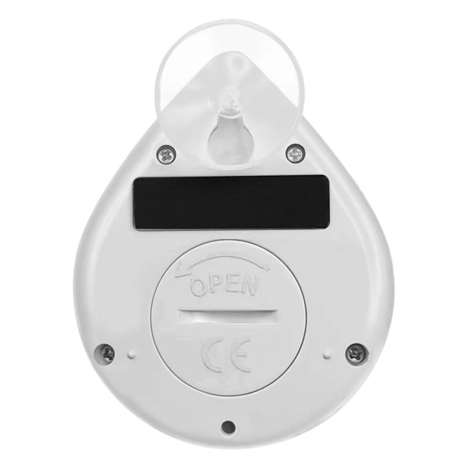 Nueva gota de agua temporizador impermeable anti-ducha Splash temporizador ventosa Punch-free temporizador de baño