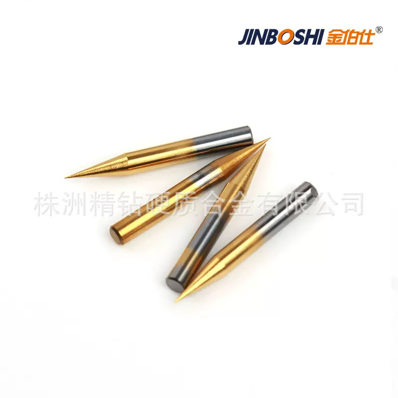 镀黄钛钨钢针 钨钢磨尖钨钢针 高硬度硬质合金冲孔针