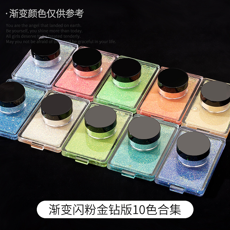 polvo brillante DIY material sequinilla goteo AB molde resina UV aceite Mahjong relleno joyas auriculares ilusión