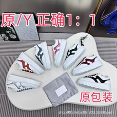2025年新款厚底饼干鞋女情侣增高小白鞋牛皮版百搭运动休闲饼干鞋