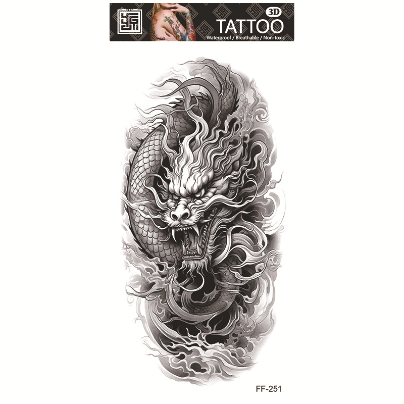 Tatuajes Temporales Impermeables de Papel de Transferencia al Agua para Cuerpo Entero image 57