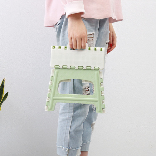 Thickened plastic stool camping folding stool portable handle stool small stool portable stool 150kg