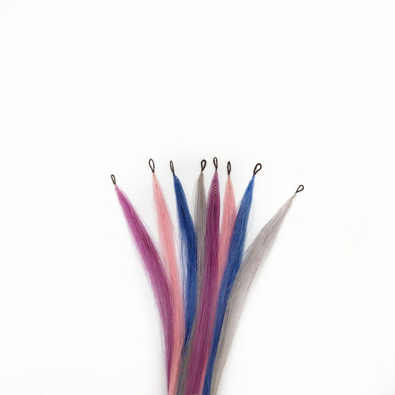 Factory direct feather hair real hair seamless natural invisible comfortable firm good care can be dyed hot bleaching