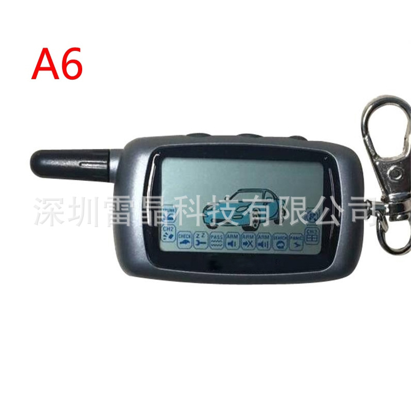 Russian Starline A6 Two-Way Remote Control Two Way Lcd Remote Control Key