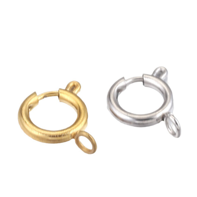 ステンレス鋼高弾性ラウンドスプリングバックル DIY ネックレスブレスレットバックルジュエリーバックルアクセサリースリングショットバックルジュエリーアクセサリー|undefined
