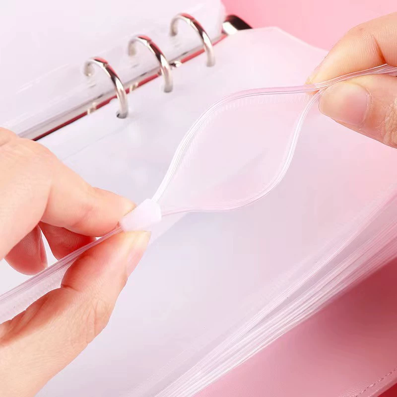 Ecological pocketbook PVC with zipper, storage bag, (Cross-border trading), tear-off sheet, 10 pieces, 15 pieces, 20 pieces